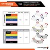 Defender Safety OPTIFENSE VS3 Anti Fog, AntiScratch, Premium CLEAR Safety Glasses, ANSI Z87  Orange OF-VS3-05